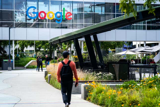 Google campus in Mountain View, California.