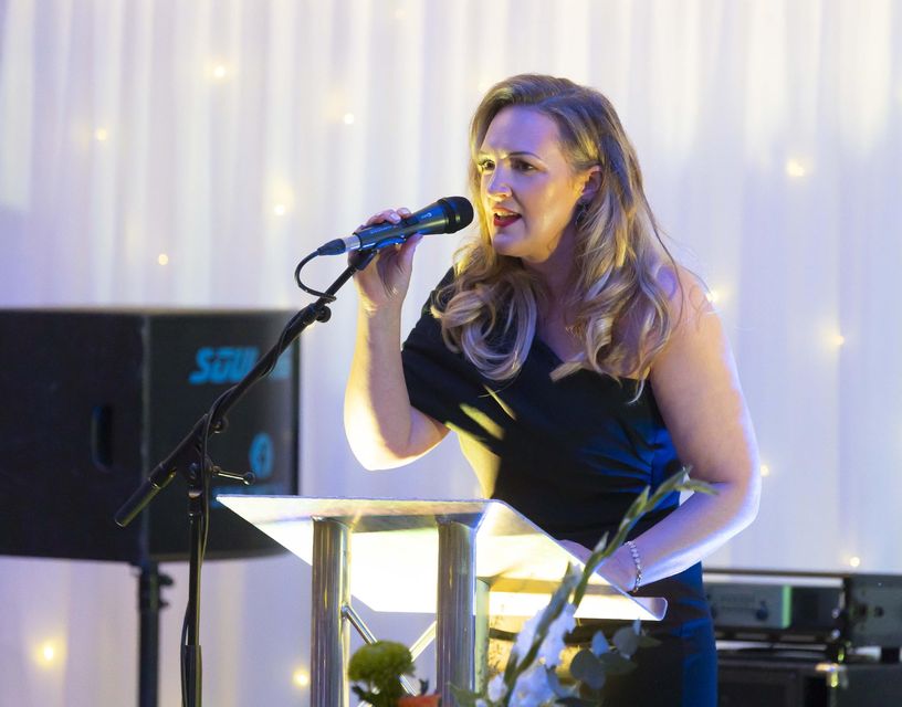 Paula Roche CEO speaking. Photo; Patrick Browne