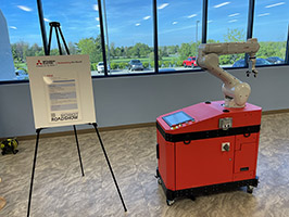 Mitsubishi demonstrates new robots and robotic solutions at robot roadshow event