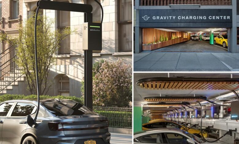 NYC startup Gravity plots network of curbside car-charging ‘trees’ NYC startup Gravity plots network of curbside car-charging ‘trees’