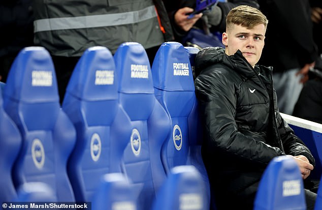 Brighton's Evan Ferguson is a surprise name, and set to win two Ballon d'Or's, according to AI