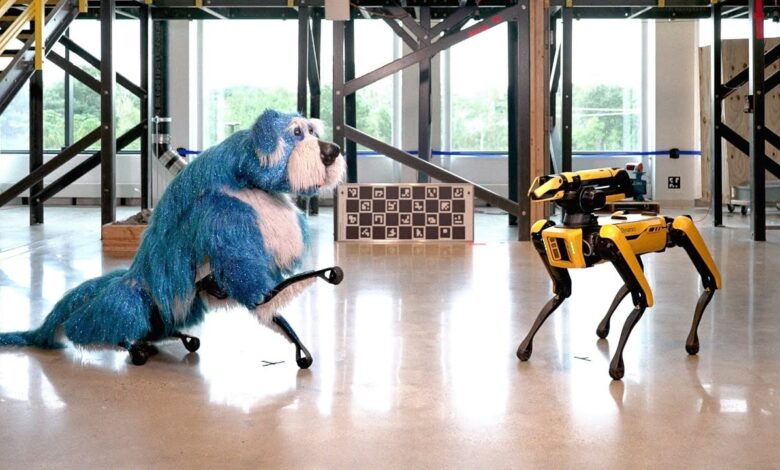 Famed robotic dog renamed to Sparkles after dazzling fur makeover video Famed robotic dog renamed to Sparkles after dazzling fur makeover video