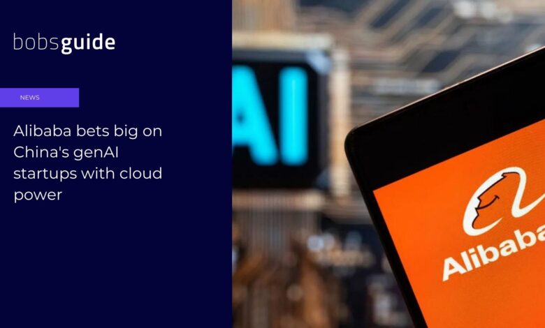 Alibaba bets big on China’s genAI startups with cloud power Alibaba bets big on China’s genAI startups with cloud power