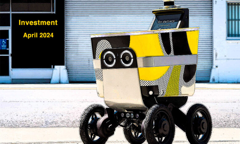 Robotics investments top 6M in April 2024 Robotics investments top 6M in April 2024