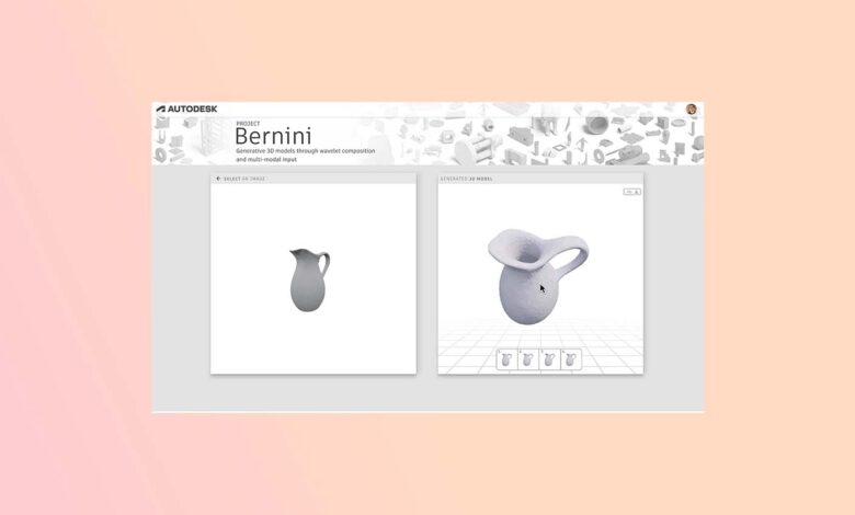 Autodesk unveils Project Bernini for 3D generative AI Autodesk unveils Project Bernini for 3D generative AI