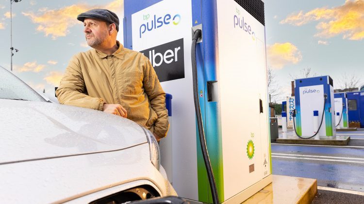 Petrol giant pairs with Uber to fuel electric car move Petrol giant pairs with Uber to fuel electric car move