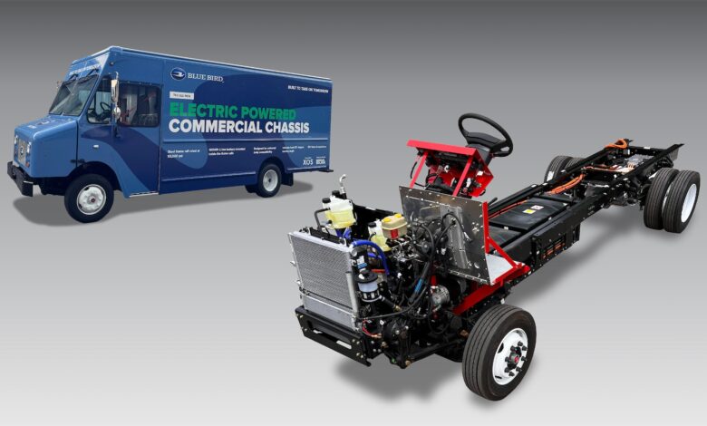 Blue Bird Unveils New Electric Step Van Blue Bird Unveils New Electric Step Van