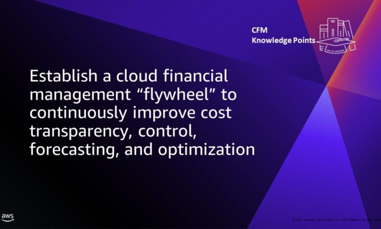 Establish a cloud financial management “flywheel” to continuously improve cost transparency, control, forecasting, and optimization Establish a cloud financial management “flywheel” to continuously improve cost transparency, control, forecasting, and optimization