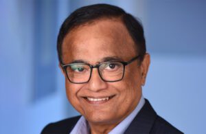 This is a portrait photo of CMR Surgical CEO Supratim Bose