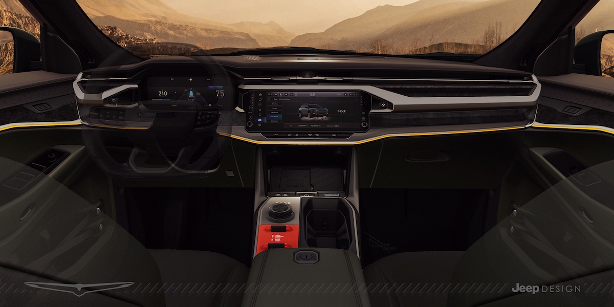 Jeep® Wagoneer S Trailhawk Concept Instrument Panel