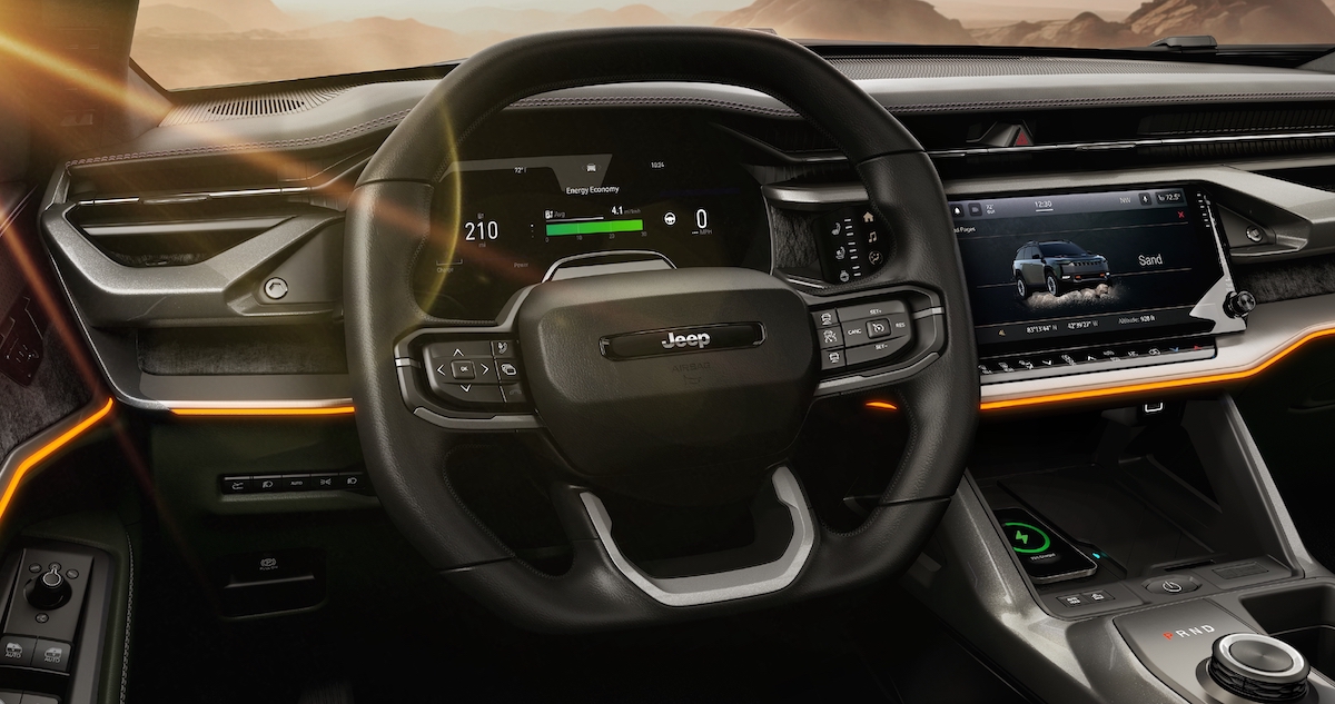 Jeep® Wagoneer S Trailhawk Concept Steering Wheel