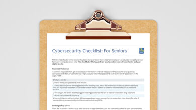 Cybersecurity Checklist for Seniors  