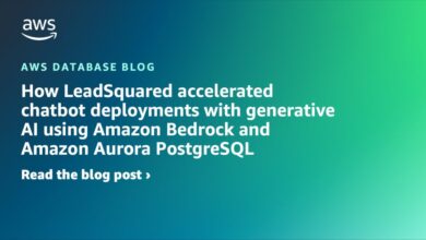 How LeadSquared accelerated chatbot deployments with generative AI using Amazon Bedrock and Amazon Aurora PostgreSQL