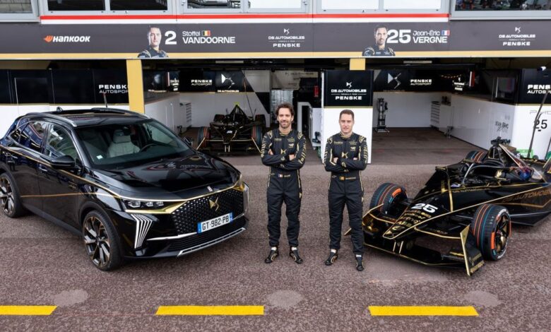 DS E-TENSE FE23 ‘Grand Gala’ meets DS 7 in Monaco DS E-TENSE FE23 ‘Grand Gala’ meets DS 7 in Monaco