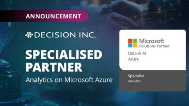 Decision Inc. achieves Microsoft Azure Specialisation in Analytics