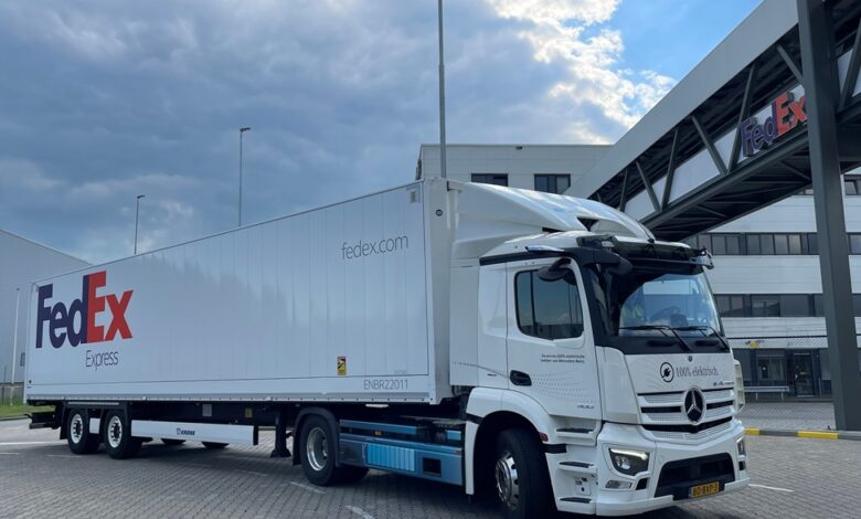 FedEx Express trials all-electric vehicle in the Netherlands FedEx Express trials all-electric vehicle in the Netherlands