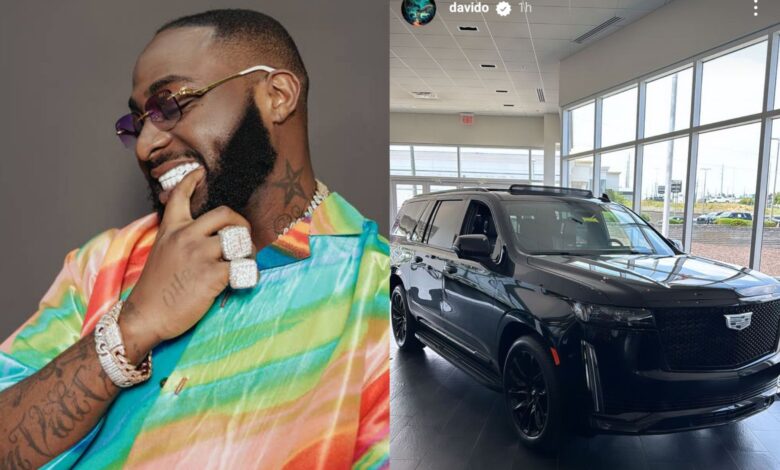 Davido Allegedly Acquires A brand New Automobile