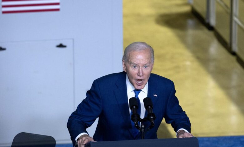 Joe Biden will double, triple and quadruple tariffs on some Chinese goods, with EV duties jumping to 102.5% from 27.5% Joe Biden will double, triple and quadruple tariffs on some Chinese goods, with EV duties jumping to 102.5% from 27.5%