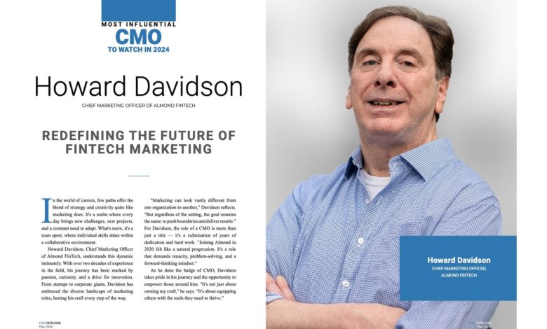 Almond FinTech CMO Recognized as Top CMO to Watch in 2024 Almond FinTech CMO Recognized as Top CMO to Watch in 2024