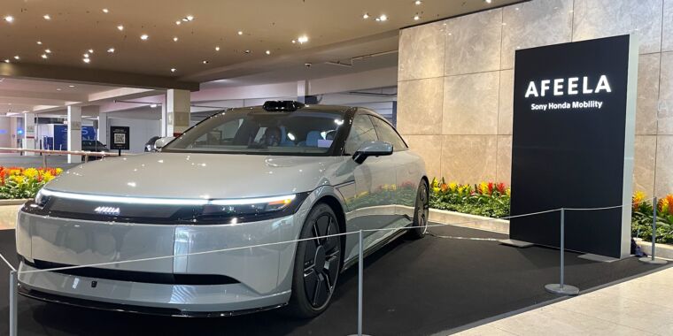 First look at the Sony Honda EV: More than a PlayStation on wheels First look at the Sony Honda EV: More than a PlayStation on wheels