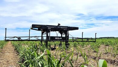 Agrishow: crop protection 100% by robots and multifunctional truck for grains