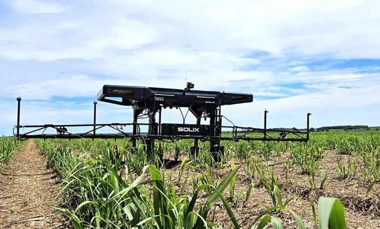 Agrishow: crop protection 100% by robots and multifunctional truck for grains Agrishow: crop protection 100% by robots and multifunctional truck for grains