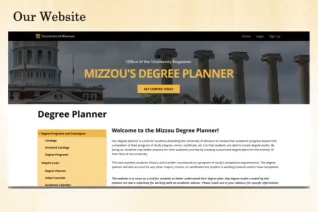 Information technology students delve into web design with capstone project // Mizzou Engineering Information technology students delve into web design with capstone project // Mizzou Engineering