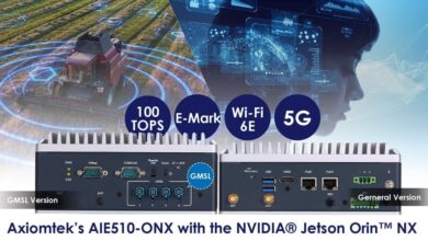 Axiomtek Unveils the AIE510-ONX – New Edge AI System Powered by NVIDIA® Jetson Orin™ NX for Next-Gen Robotics Innovation