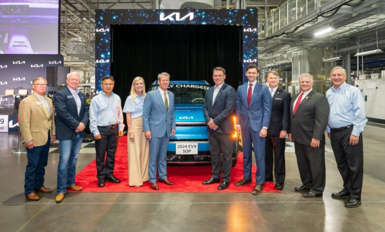Kia Georgia Assembles 2025 EV9 SUV Kia Georgia Assembles 2025 EV9 SUV