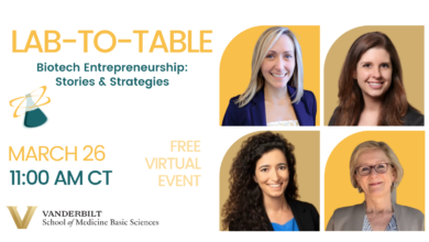 Watch Now: Lab-to-Table Conversation ‘Biotech Entrepreneurship: Stories & Strategies’