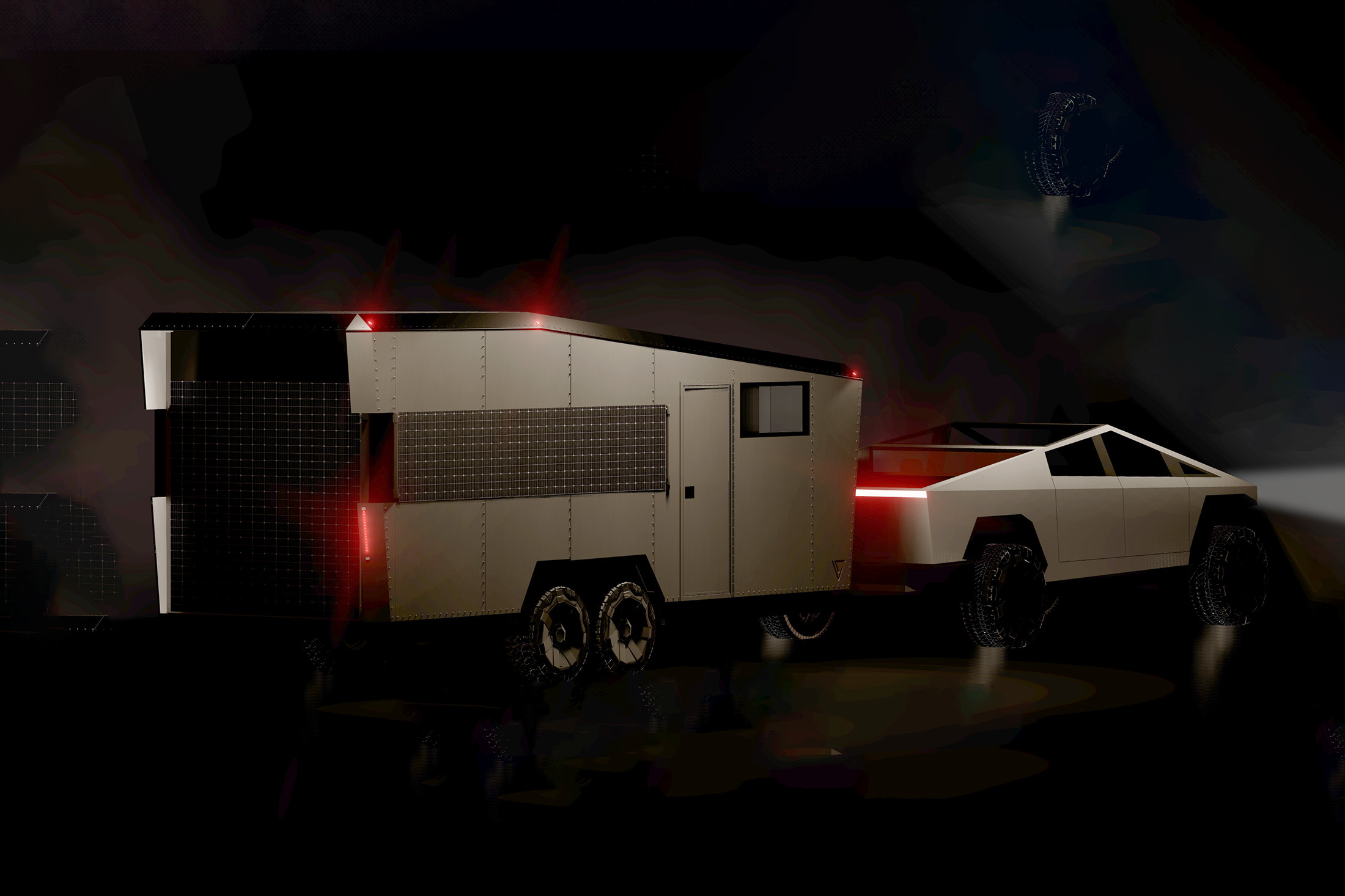 living vehicle cybertrailer