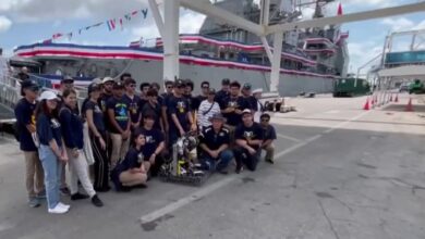 Coral Park Senior High School robotic team invited to tour Navy warship – NBC 6 South Florida