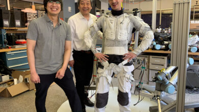 Astronauts fall over. Robotic limbs can help them back up.