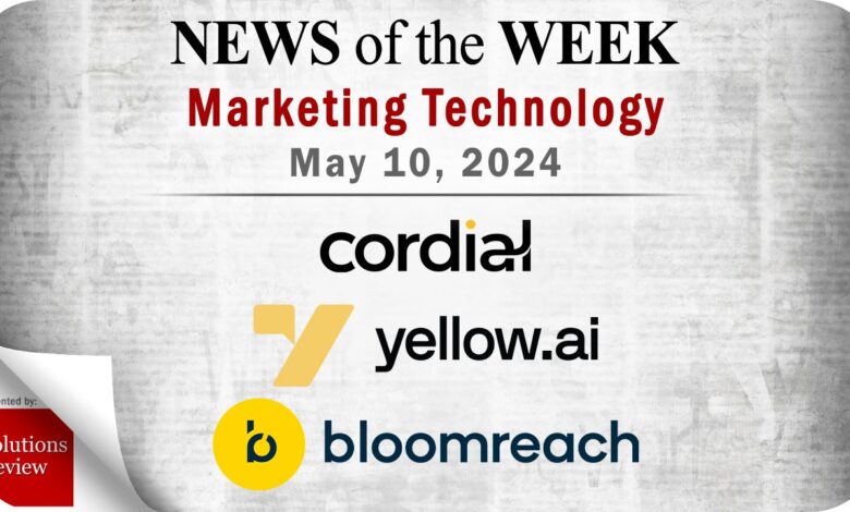Updates from Cordial, Yellow.ai, Bloomreach, and More Updates from Cordial, Yellow.ai, Bloomreach, and More