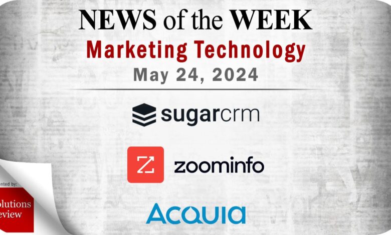 Updates from SugarCRM, ZoomInfo, Acquia, and More Updates from SugarCRM, ZoomInfo, Acquia, and More