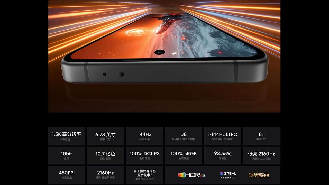 Meizu 21 Note display