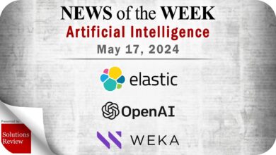 Artificial Intelligence News for the Week of May 17; Updates from OpenAI, Elastic, WEKA & More