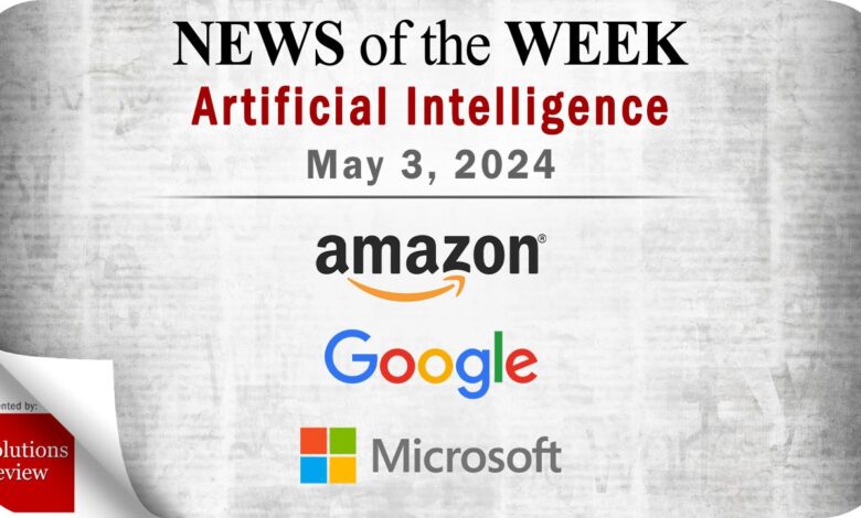 Artificial Intelligence News for the Week of May 3; Updates from Amazon, Google, Microsoft & More Artificial Intelligence News for the Week of May 3; Updates from Amazon, Google, Microsoft & More