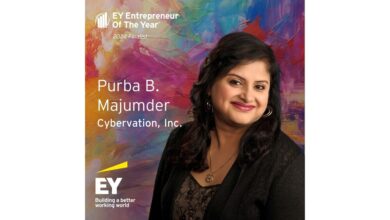 EY Announces Purba Majumder of Cybervation as an Entrepreneur Of The Year® 2024 East Central Award Finalist