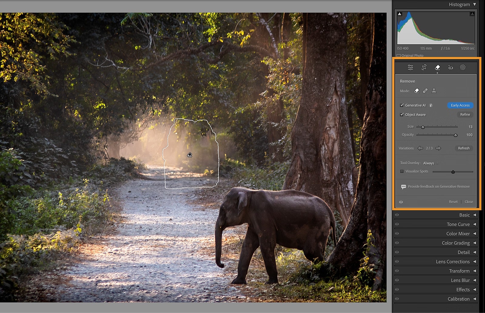 Adobe Lightroom screenshot