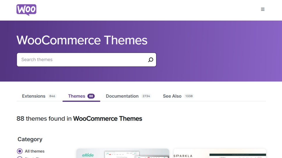 Website screenshot for WooCommerce Storefront