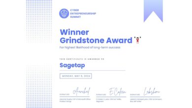 Sagetap Wins at Inaugural Cyber Entrepreneurship Summit