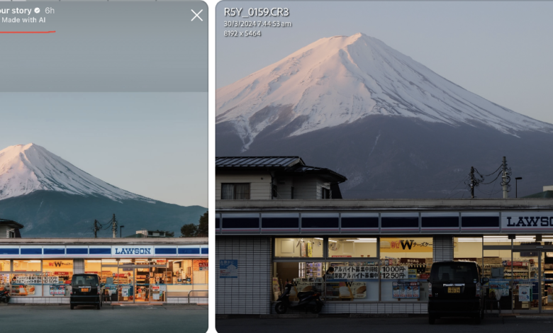 Instagram will label your photo as AI if you use Generative Fill Instagram will label your photo as AI if you use Generative Fill