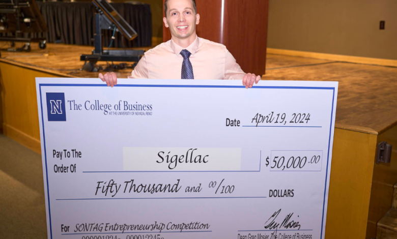 Sigellac wins ,000 Sontag Entrepreneurship Competition Sigellac wins ,000 Sontag Entrepreneurship Competition