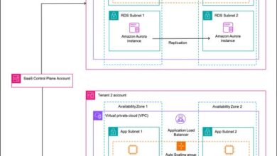 AWS Cloud service considerations when modernizing account-per-tenant solutions