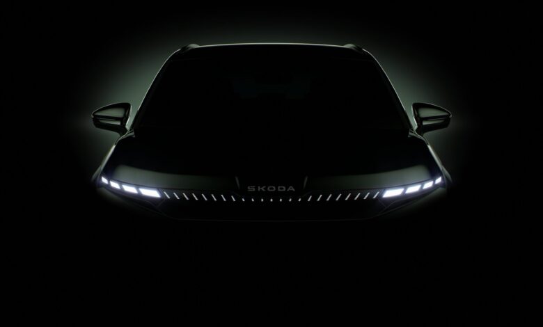 Skoda Unveils Teaser for Upcoming All-Electric Elroq SUV Skoda Unveils Teaser for Upcoming All-Electric Elroq SUV