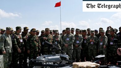 Chinese military showcase machine gun-mounted robot dogs