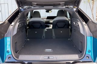 Peugeot E-3008 boot space with back seats down