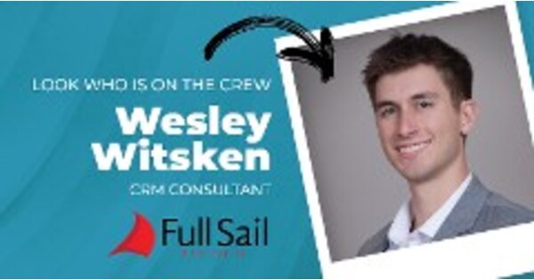 Wesley Witsken Joins Full Sail Partners to Enhance CRM and Blackbox Connector Services Wesley Witsken Joins Full Sail Partners to Enhance CRM and Blackbox Connector Services