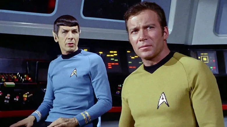 Leonard Nimoy and William Shatner in Star Trek